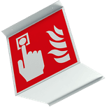 Haaks bord F004 - Brandbestrijdingsmiddelen