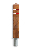 Poteau anti-stationnement amovible en bois FSC avec tête diamant