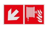 Haaks bord F002 - Richting Blusslang