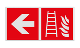 Haaks bord F003 - Richting Ladder