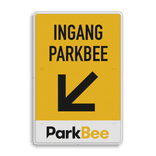 Informatiebord INGANG links - ParkBee