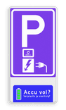 Verkeersbord RVV E08o - accu vol verplaats voertuig - Abel & Co