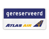 Verkeersbord DOR rechthoek 2:1 reflecterend +  eigen ontwerp/opdruk