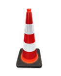 SB250 - Verkeerskegel 75 cm reflecterend - Officiële verkeerskegel