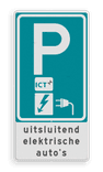 Parkeerbord Elektrisch parkeren in huisstijl