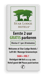 Verkeersbord DOR rechthoek 2:1 reflecterend +  eigen ontwerp/opdruk