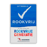 Informatiebord Rookvrije Generatie met eigen logo