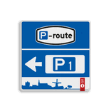 Routebord Parkeren Hattem - 03 - met pijl