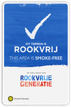 Rookvrij terrein - Smoke free - Op weg naar een Rookvrije generatie - met logo