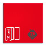Reflecterende folie Rood klasse 1 T-1508-B - rolbreedte 1220mm