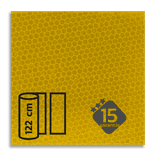 Classe 3 - Film réfléchissant jaune T-7501-B - largeur 1220 mm