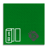 Classe 3 - Film réfléchissant vert T-7507-B - largeur 1220 mm