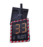 Snelheidsdisplay LED (I-SAFE TS1) met datacollectie
