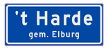 Verkeersbord DOR rechthoek 5:2 reflecterend + eigen opdruk
