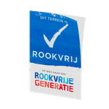 Mini-stickers (40x60mm) set 10 stuks - Rookvrije Generatie