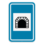 Verkeersbord SB250 F8 - Tunnel