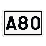 Verkeersbord SB250 F23b - Nummer van een autosnelweg