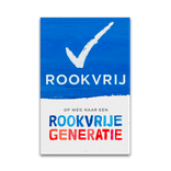 Vlak bord of sticker Rookvrije Generatie