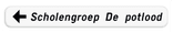 Verkeersbord SB250 F34a - Openbare inrichting - links