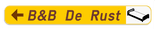 Verkeersbord SB250 F37 -Wegwijzer naar hotels, campings, restaurant - links + picto