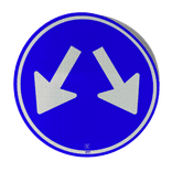 Verkeersbord signface RVV D-serie met logo SILCA