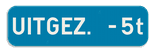 Verkeersbord SB250 G type IV - Beperking of verbod