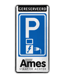 Verkeersbord DOR rechthoek 2:1 reflecterend +  eigen ontwerp/opdruk