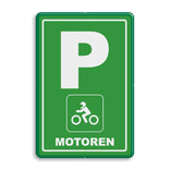 Verkeersbord DOR rechthoek 3:2 reflecterend + eigen ontwerp/opdruk