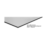 Panneau FLUOR en aluminium plat 1500x300mm - Travaux