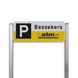 Parkeerplaatsbord type TS - met logo en/of eigen ontwerp - reflecterend