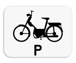 Panneau SB250 - M19 - Reservé aux cyclomoteurs