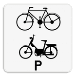 Verkeersbord SB250 M20 onderbord - Enkel voor fietsers en speed pedelecs