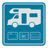 Kampeerauto serviceplaats