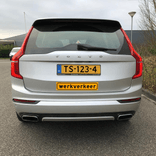 Werkverkeer magneetbord 500x100mm fluorescerend geel/zwart