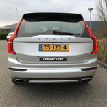 Autobord Zwart/wit 500x100mm reflecterend