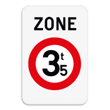 Zonebord SB250 ZC21 – Begin zone verboden massa boven aanduiding