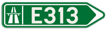 Verkeersbord SB250 F31 - Wegwijzer autostrade Rechts