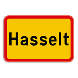 Verkeersbord SB250 F43 - Plaatsnaambord