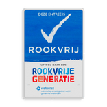 Informatiebord Rookvrije Generatie met eigen logo
