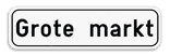 Straatnaambord gepersonaliseerd wit 700x200