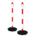 Kit de 2 poteaux de guidage en plastique avec pieds remplissables
