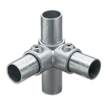 Pièce d'angle pour poteau  - Raccord de tube en acier galvanisé