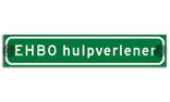 Autobord met zuignappen 375x75mm EHBO hulpverlener reflecterend