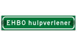 Autobord met zuignappen 500x100mm EHBO hulpverlener reflecterend