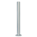 RVS afzetpaal Ø60-102mm - 900mm boven de grond - vast
