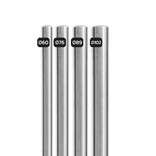 RVS afzetpaal Ø60-102mm - 900mm boven de grond - vast