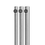 RVS afzetpaal Ø76-102mm - 900mm boven de grond - uitneembaar