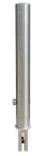 RVS afzetpaal Ø76-102mm - 900mm boven de grond - uitneembaar