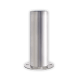 RVS afzetpaal Ø154-204mm - vast of uitneembaar