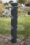 Poteau de trottoir Arnhem gris anthracite RAL7016 à paroi épaisse